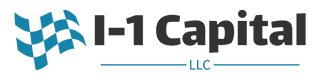 I-1 Capital Logo with Blue Checkered Flag